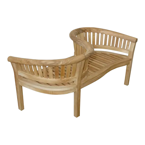 Anderson Teak - Curve Love Seat 59"W 28"D 32"H