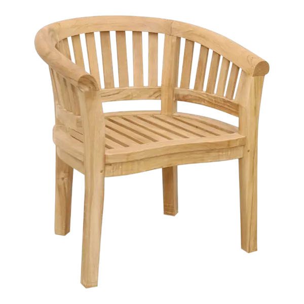 Anderson Teak - Curve Armchair Extra Thick Wood