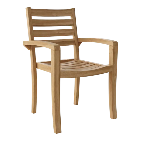 Anderson Teak - Catalina Stackable Armchair (Fully Built & 4 pcs in a box)