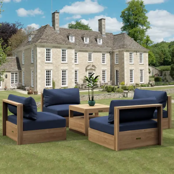 Anderson Teak - Copacabana 5 pieces Modular Deep Seating Set
