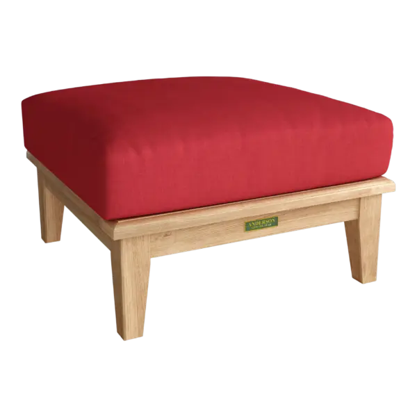 Anderson Teak - Brianna Ottoman + Cushion