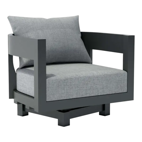 Anderson Teak - Coronado Aluminum Swivel Armchair
