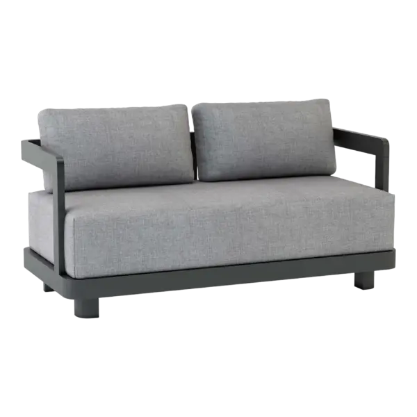 Anderson Teak - Granada Deep Seating Aluminum Loveseat