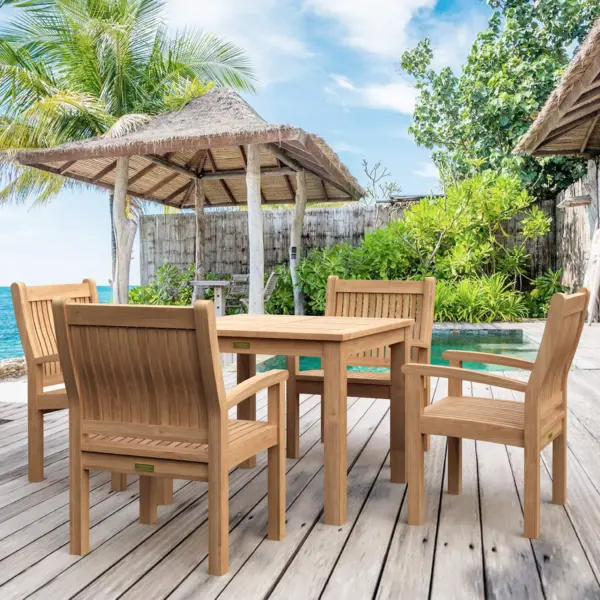 Anderson Teak - Bahama Sahara 5-Pieces Bistro Table