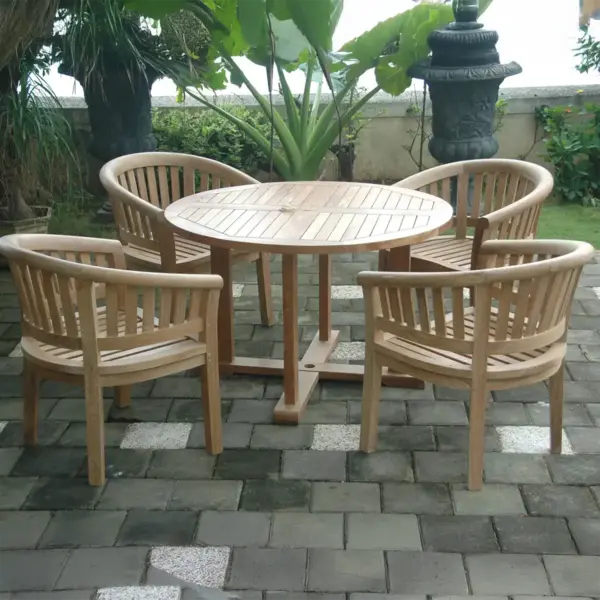Anderson Teak - Tosca 5-Pieces Dining Table Set