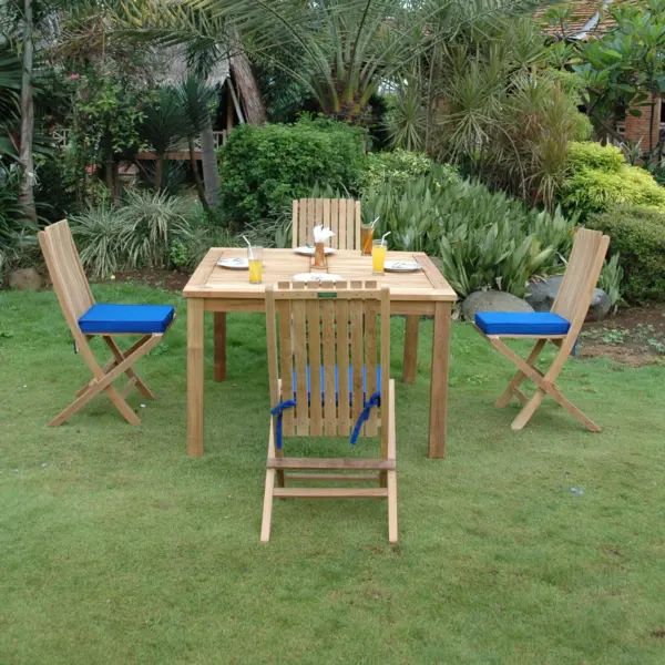 Anderson Teak - Windsor Comfort Chair 7-Pieces Folding Dining Set