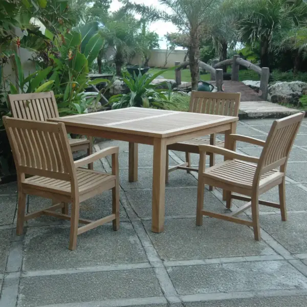 Anderson Teak - Windsor Rialto Armchair 5-Pieces Dining Set