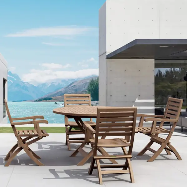Anderson Teak - Andrew Bahama 5-Pieces Folding Dining Set