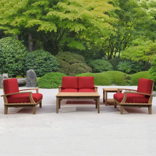 Anderson Teak - Brianna Bahama 5-Pieces Deep Seating Loveseat Set