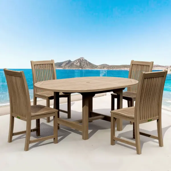 Anderson Teak - Bahama Chicago 5-Pieces Dining Set