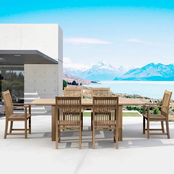Anderson Teak - Bahama Chicago 7-Pieces Dining Set Chair B