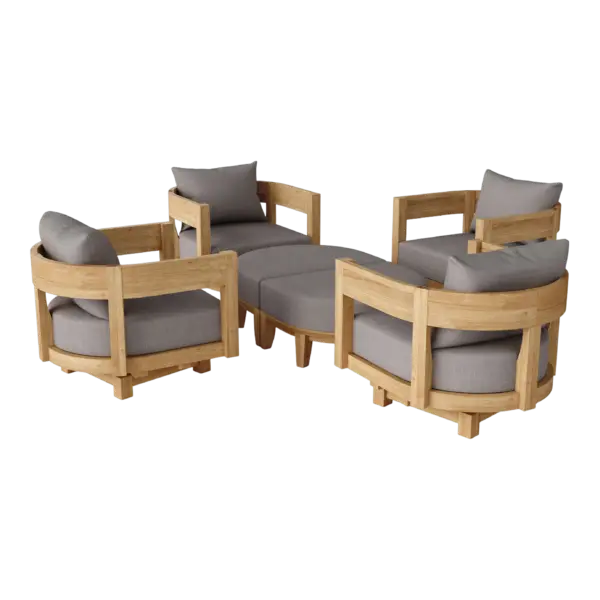 Anderson Teak - Coronado 6 Pieces Deep Seating Set