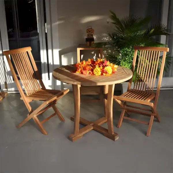 Anderson Teak - Descanso Bristol 3-Pieces Dining Set