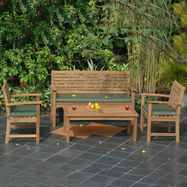 Anderson Teak - Victoria Montage 4-Pieces Conversation Set
