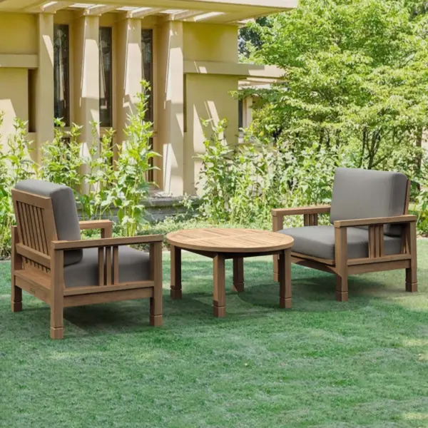 Anderson Teak - SouthBay Deep Seating 3-Pieces Conversation Set A