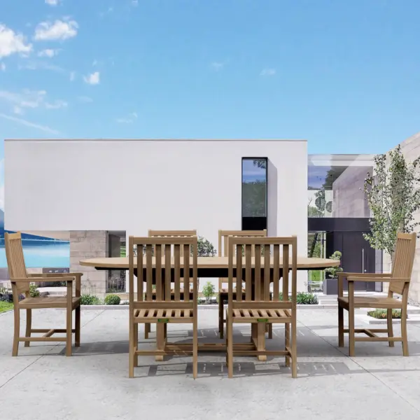 Anderson Teak - Bahama Wilshire 7-Pieces Extension Dining Set