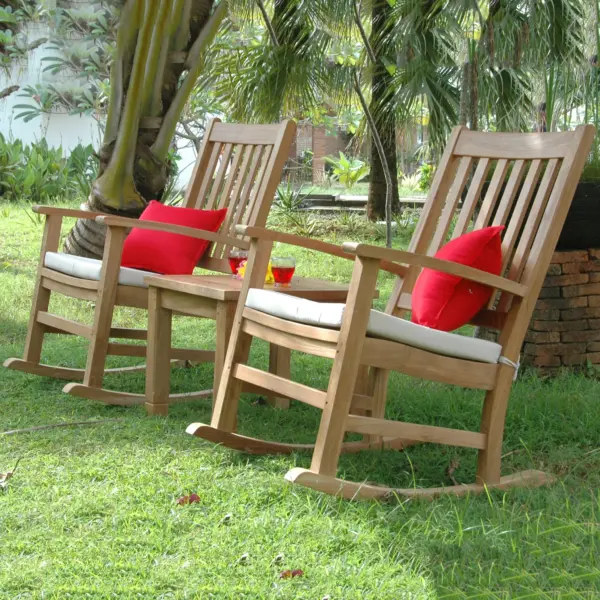 Anderson Teak - Palm Beach Rocking Chairs 3-Pieces set