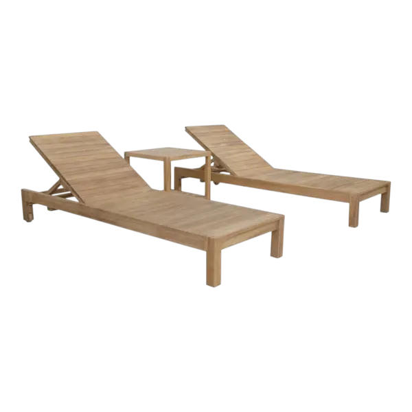 Anderson Teak - South Bay Glenmore 3-Pieces Lounger Set