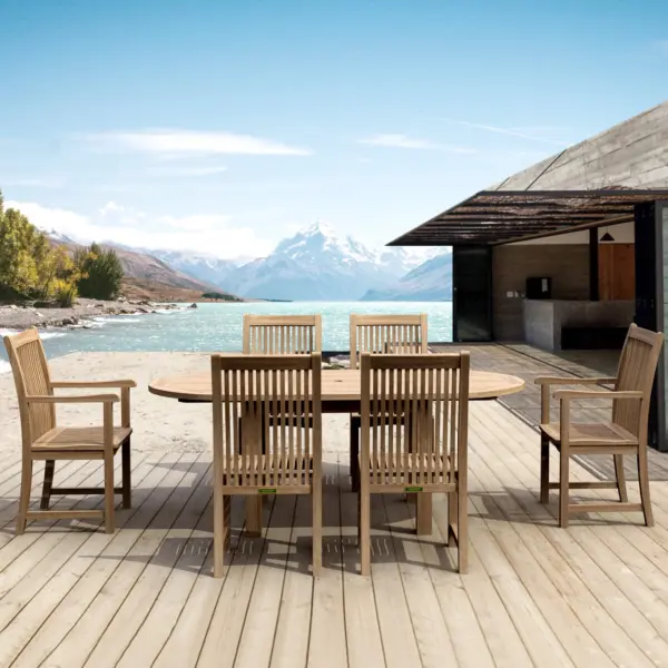 Anderson Teak - Bahama Chicago 7-Pieces Dining Set A