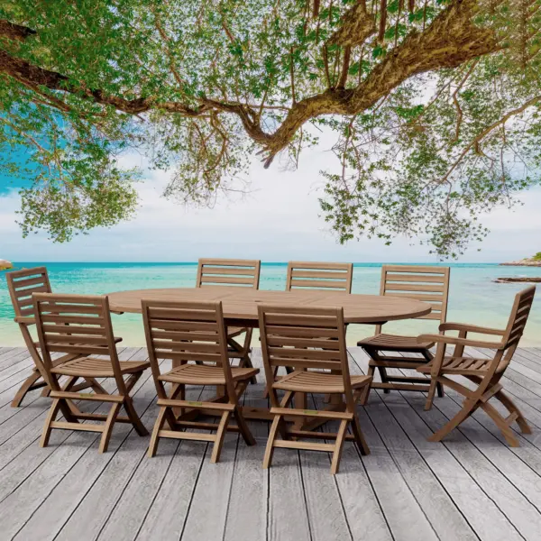Anderson Teak - Bahama Andrew 9-Pieces Dining Set