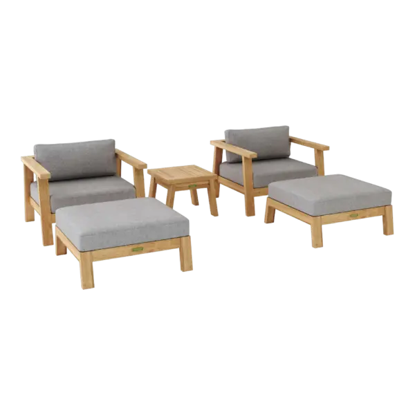 Anderson Teak - SET-323 5-pc Palermo Deep Seating