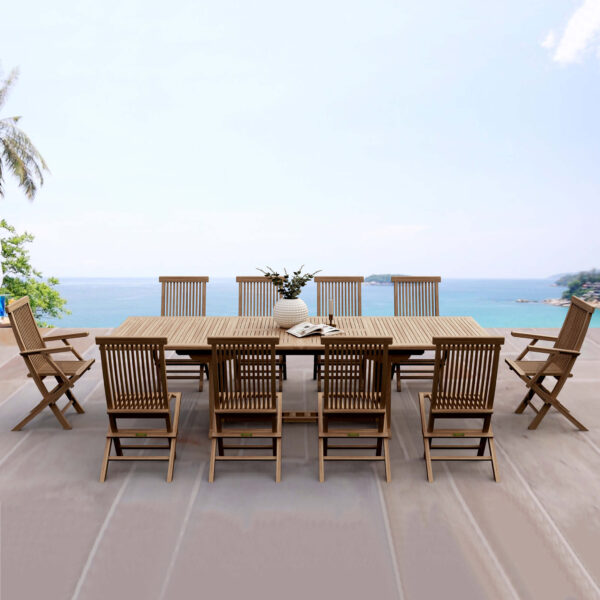Anderson Teak - Valencia Classic 11-Pieces Dining Set