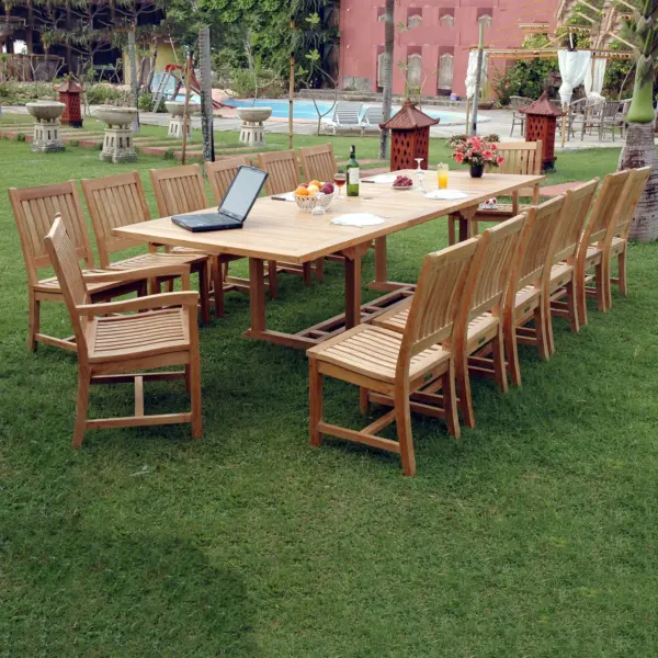 Anderson Teak - Valencia Rialto 15-Pieces Dining Set
