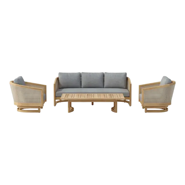 Anderson Teak - SET-338 4-pc Catania Deep Seating Set