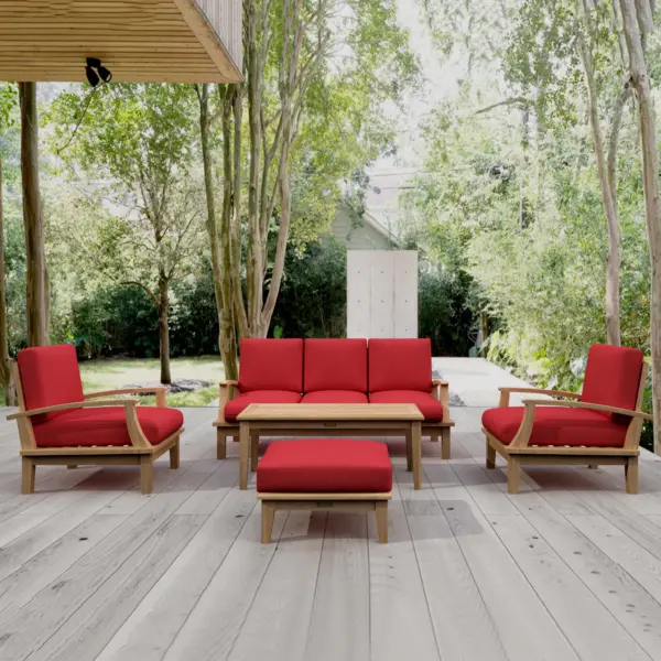 Anderson Teak - Brianna 5-Pieces Deep Seating Sofa Set