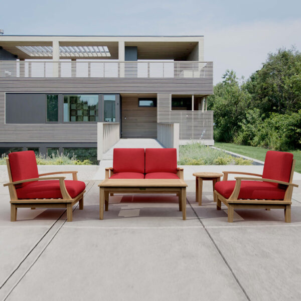 Anderson Teak - Brianna 5-Pieces Deep Seating Loveseat Set