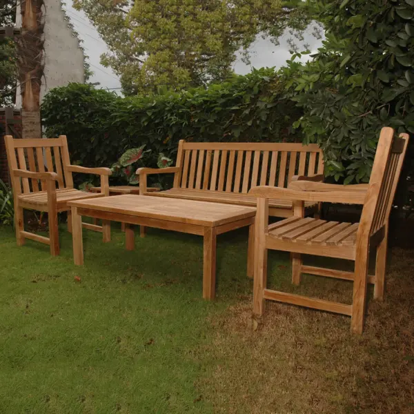 Anderson Teak - Classic 3-Seater 5-Pieces Conversation Set
