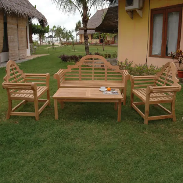 Anderson Teak - Marlborough 3-Seater 4-Pieces Conversation Set