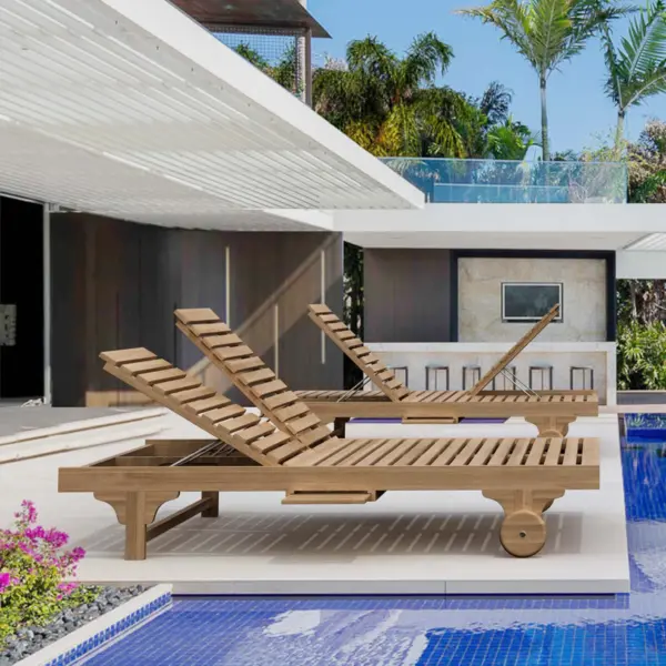 Anderson Teak - Bel-Air Double Back Lounger 2-Pieces Set