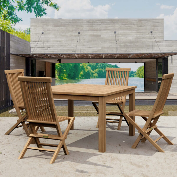 Anderson Teak - Windsor Classic 5-Pieces Folding Dining Chair
