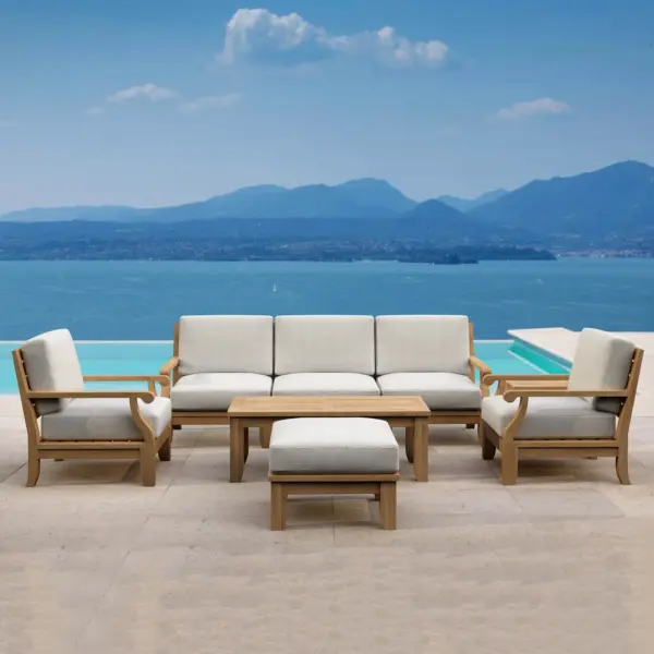 Anderson Teak - Riviera Luxe 8-Pieces Modular Set