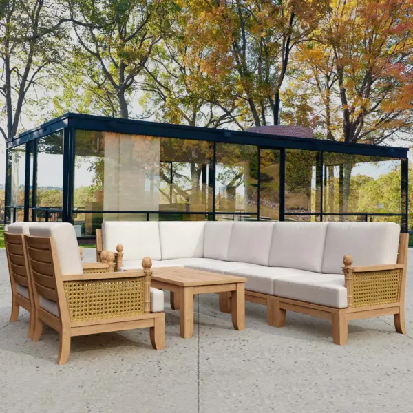 Anderson Teak - Luxe 8-Pieces Modular Set