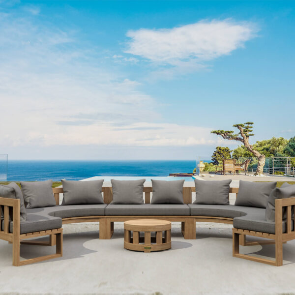 Anderson Teak - SET-812 Circular Modular Deep Seating Set