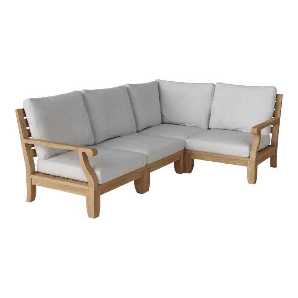 Anderson Teak - Riviera Luxe 4-Pieces Modular Set