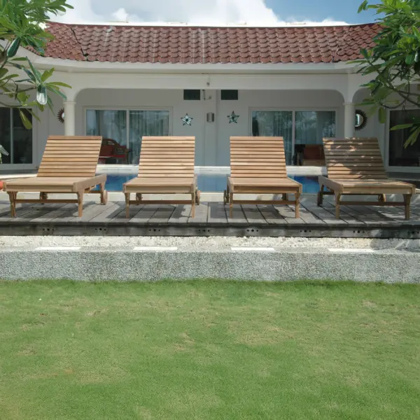 Anderson Teak - Capri Sun Lounger 4-Pieces Set