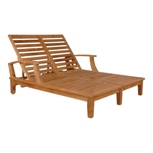 Anderson Teak - Brianna Double Sun Lounger with Arm