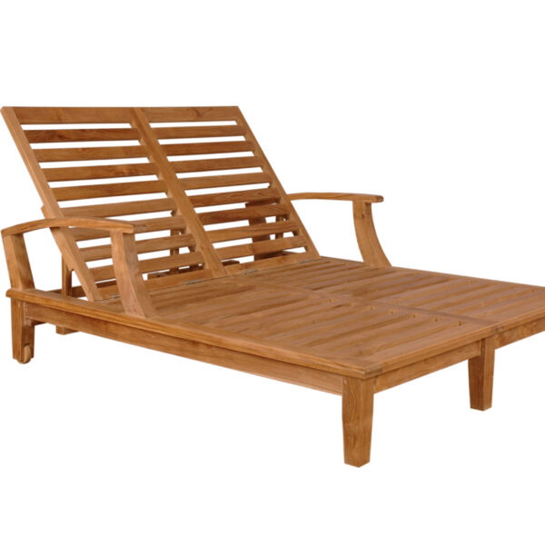 Anderson Teak - Brianna Double Sun Lounger with Arm