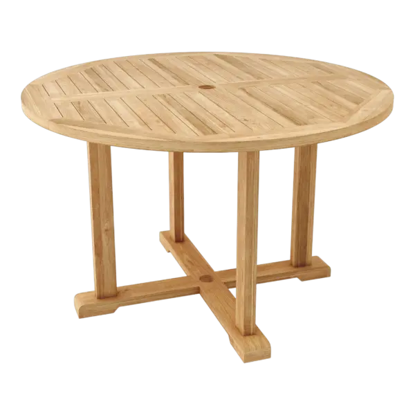Anderson Teak - Tosca 4-Foot Round Table w/ Frame