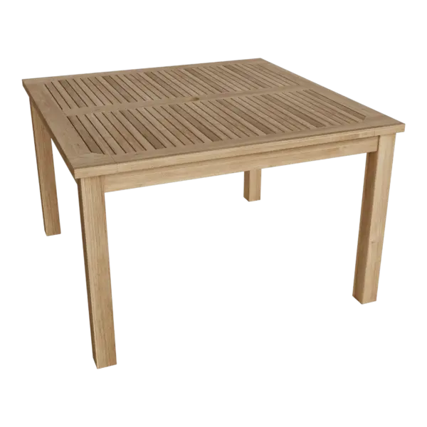 Anderson Teak - 47" Windsor Square Small Slat Dining Table