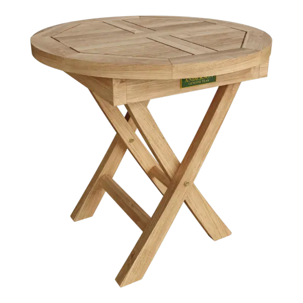 Anderson Teak - Bahama 20" Mini Side Round Folding Table