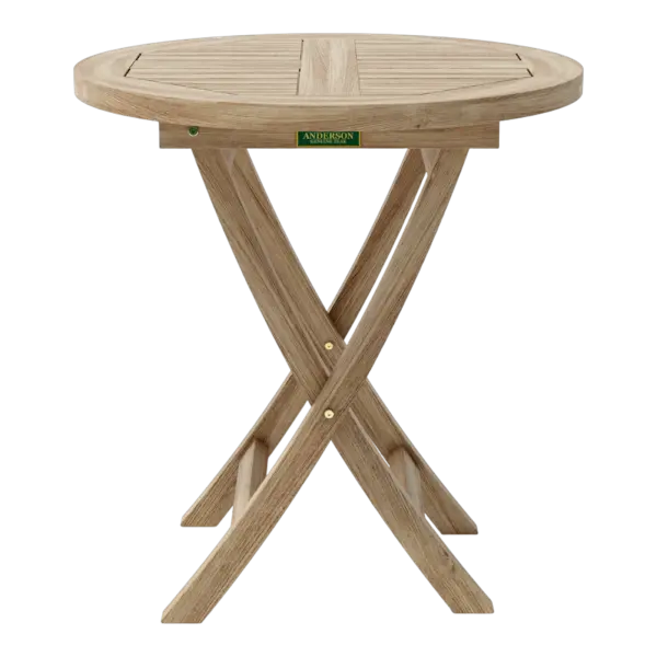 Anderson Teak - Bahama 27" Round Bistro Folding Table