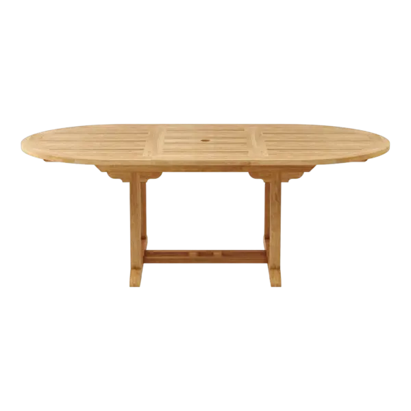 Anderson Teak - Bahama 87" Oval Extension Table Extra Thick Wood