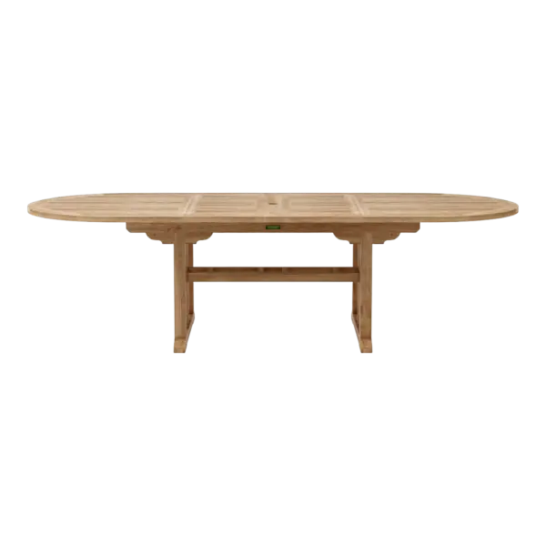 Anderson Teak - Sahara 106" Oval Double Ext. Table