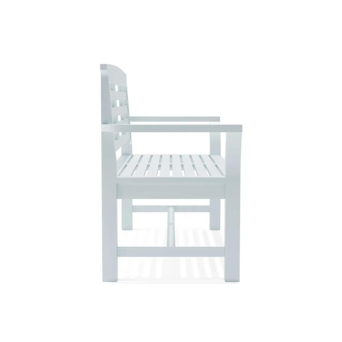 Anderson Teak - Sakura 2-Seater Teak Bench In White Finish - Image 5