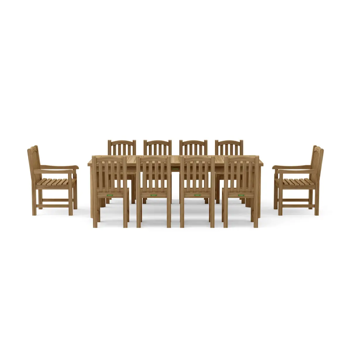 Anderson Teak - SET-319 11-pc Chelsea Rectangular Dining Table Set - Image 3