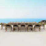 Anderson Teak - SET-367 13-pc Toscana Extension Dining Table Set